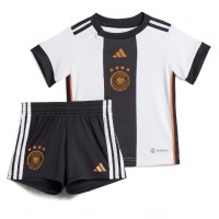 Deutschland Fußballbekleidung Heimtrikot Kinder WM 2022 Kurzarm (+ kurze hosen)